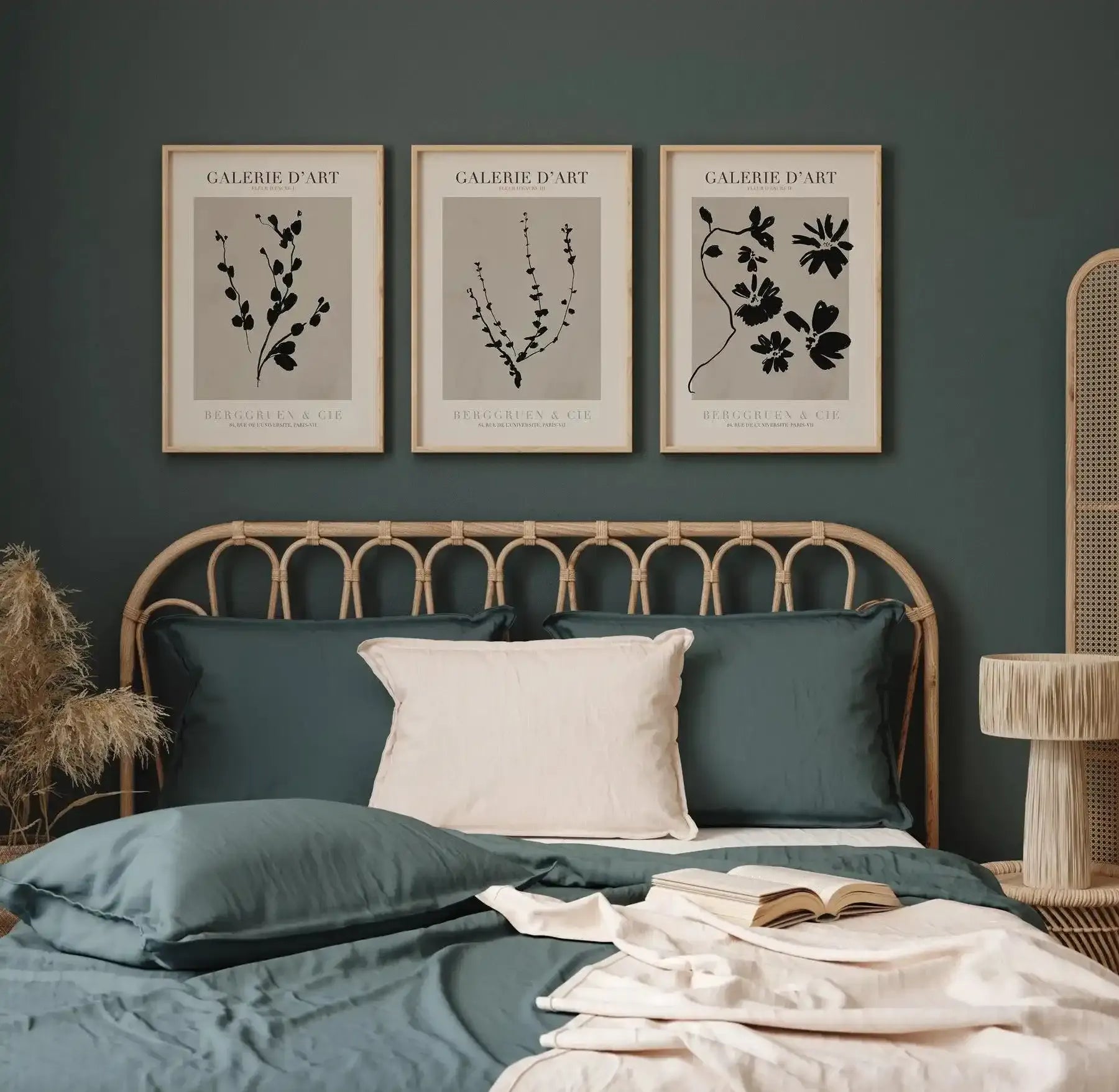 Fleur D'Encre I Art Print-PRINT-Olive et Oriel-Olive et Oriel-Buy-Australian-Art-Prints-Online-with-Olive-et-Oriel-Your-Artwork-Specialists-Austrailia-Decorate-With-Coastal-Photo-Wall-Art-Prints-From-Our-Beach-House-Artwork-Collection-Fine-Poster-and-Framed-Artwork