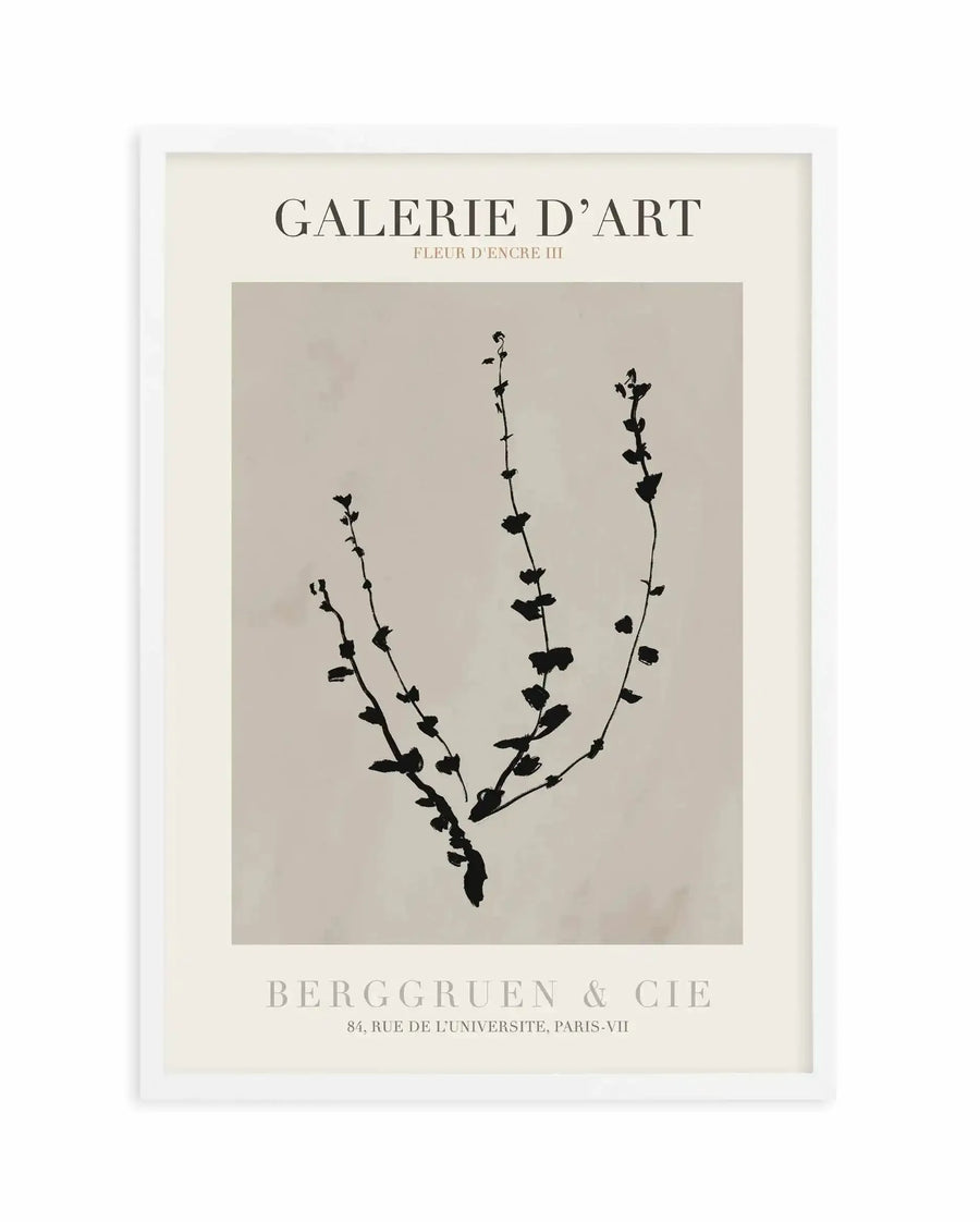 Fleur D'Encre III Art Print-PRINT-Olive et Oriel-Olive et Oriel-A5 | 5.8" x 8.3" | 14.8 x 21cm-White-With White Border-Buy-Australian-Art-Prints-Online-with-Olive-et-Oriel-Your-Artwork-Specialists-Austrailia-Decorate-With-Coastal-Photo-Wall-Art-Prints-From-Our-Beach-House-Artwork-Collection-Fine-Poster-and-Framed-Artwork