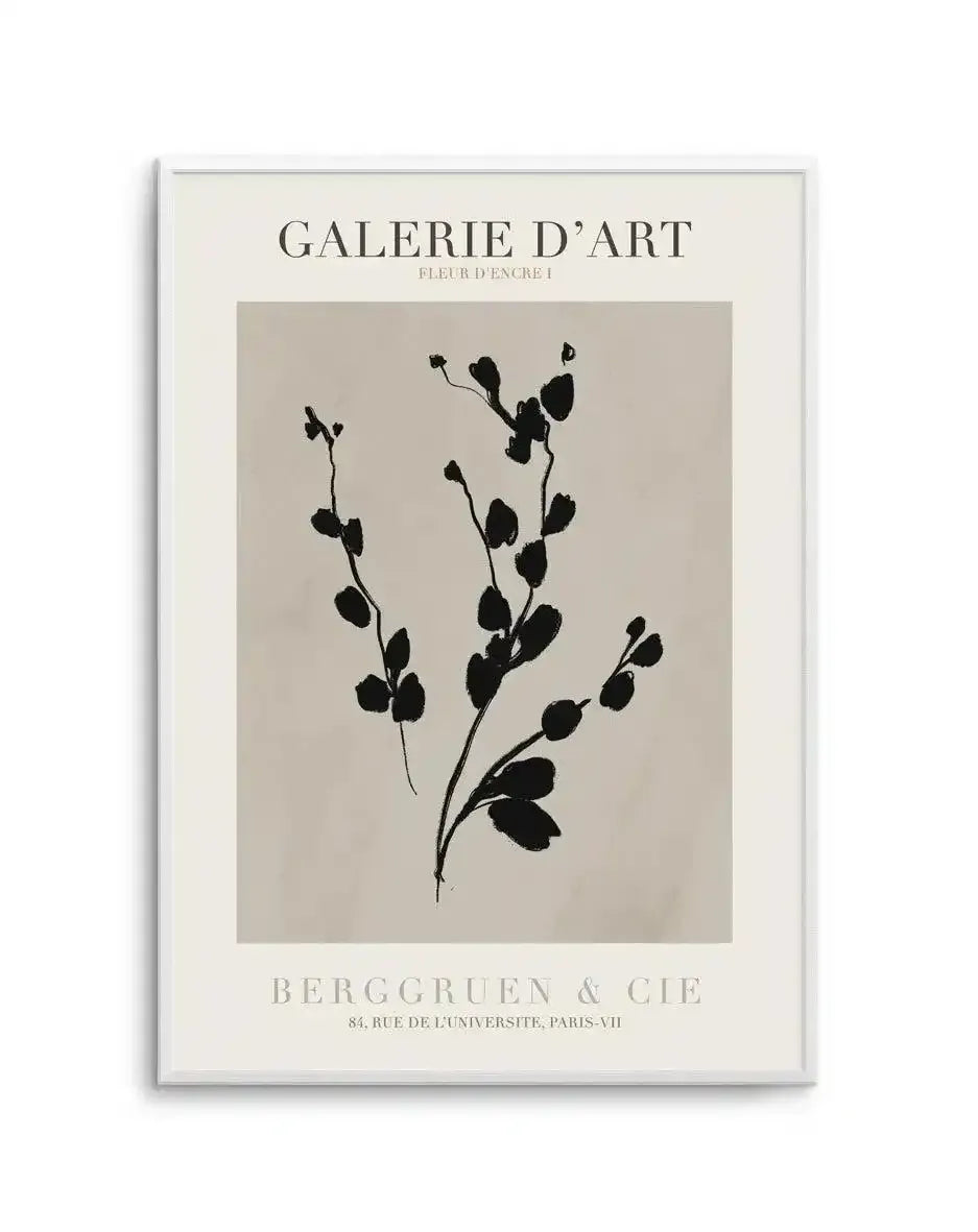 Fleur D'Encre I Art Print-PRINT-Olive et Oriel-Olive et Oriel-Buy-Australian-Art-Prints-Online-with-Olive-et-Oriel-Your-Artwork-Specialists-Austrailia-Decorate-With-Coastal-Photo-Wall-Art-Prints-From-Our-Beach-House-Artwork-Collection-Fine-Poster-and-Framed-Artwork