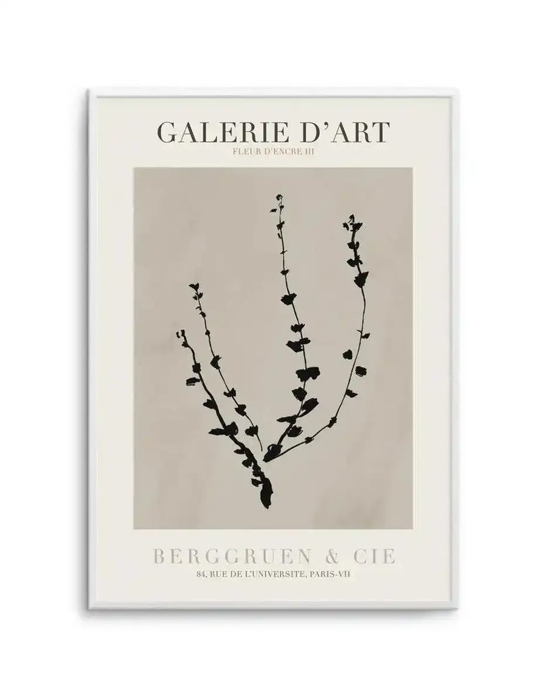 Fleur D'Encre III Art Print-PRINT-Olive et Oriel-Olive et Oriel-Buy-Australian-Art-Prints-Online-with-Olive-et-Oriel-Your-Artwork-Specialists-Austrailia-Decorate-With-Coastal-Photo-Wall-Art-Prints-From-Our-Beach-House-Artwork-Collection-Fine-Poster-and-Framed-Artwork