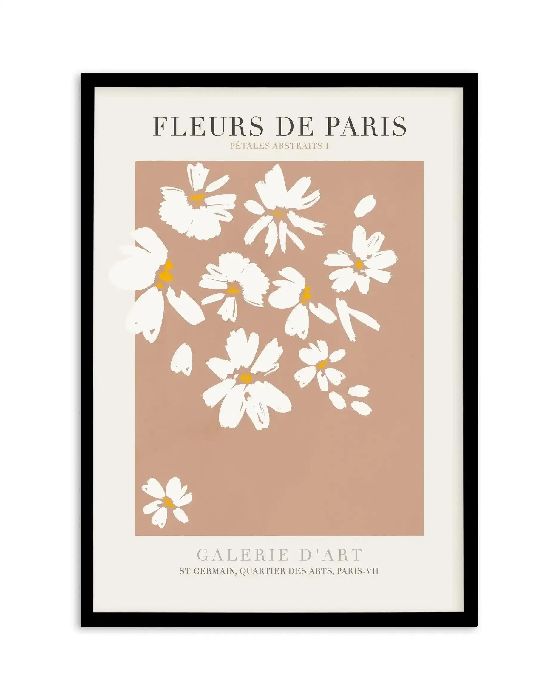 Fleurs De Paris I Art Print-PRINT-Olive et Oriel-Olive et Oriel-A5 | 5.8" x 8.3" | 14.8 x 21cm-Black-With White Border-Buy-Australian-Art-Prints-Online-with-Olive-et-Oriel-Your-Artwork-Specialists-Austrailia-Decorate-With-Coastal-Photo-Wall-Art-Prints-From-Our-Beach-House-Artwork-Collection-Fine-Poster-and-Framed-Artwork