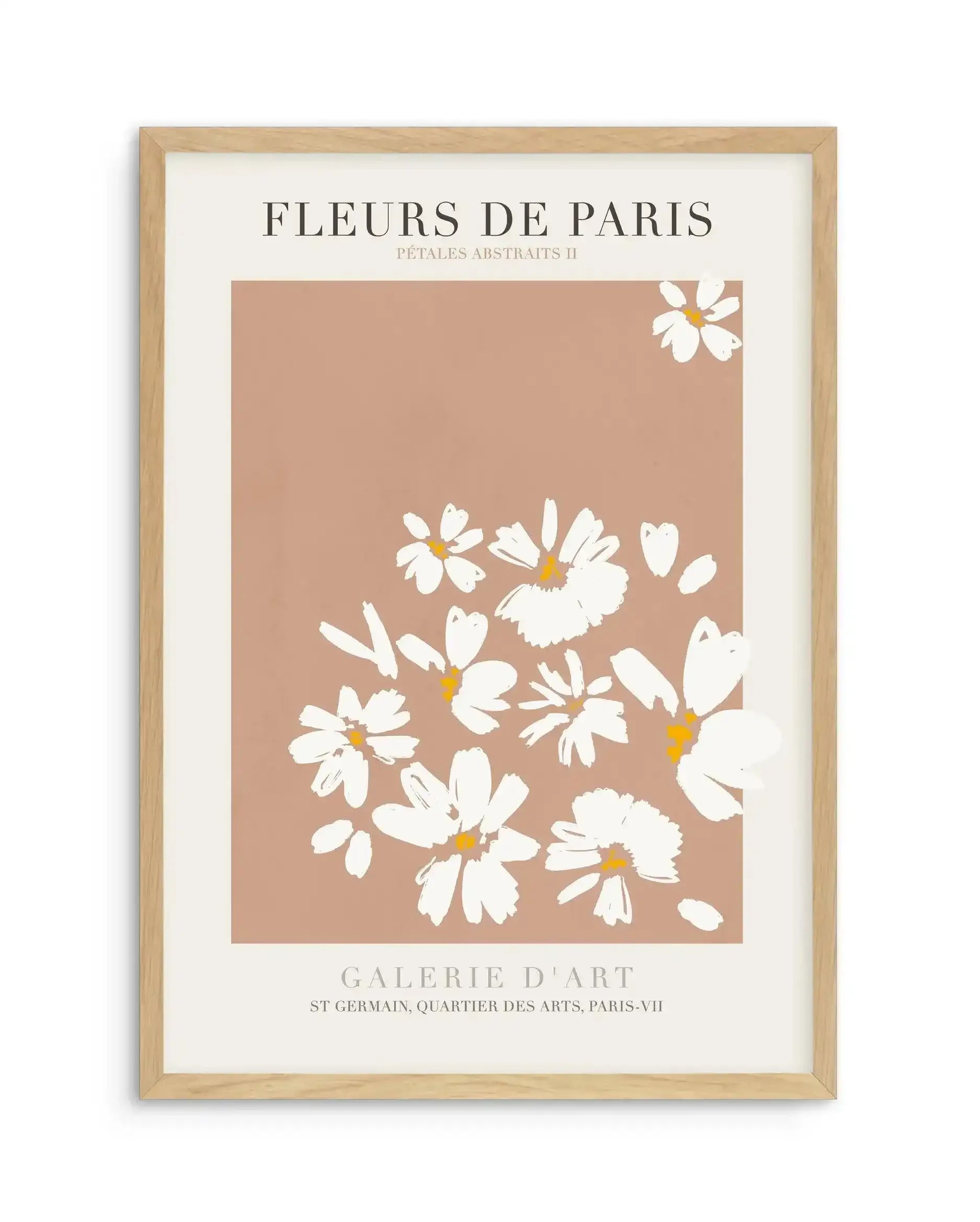 Fleurs De Paris II Art Print-PRINT-Olive et Oriel-Olive et Oriel-A5 | 5.8" x 8.3" | 14.8 x 21cm-Oak-With White Border-Buy-Australian-Art-Prints-Online-with-Olive-et-Oriel-Your-Artwork-Specialists-Austrailia-Decorate-With-Coastal-Photo-Wall-Art-Prints-From-Our-Beach-House-Artwork-Collection-Fine-Poster-and-Framed-Artwork