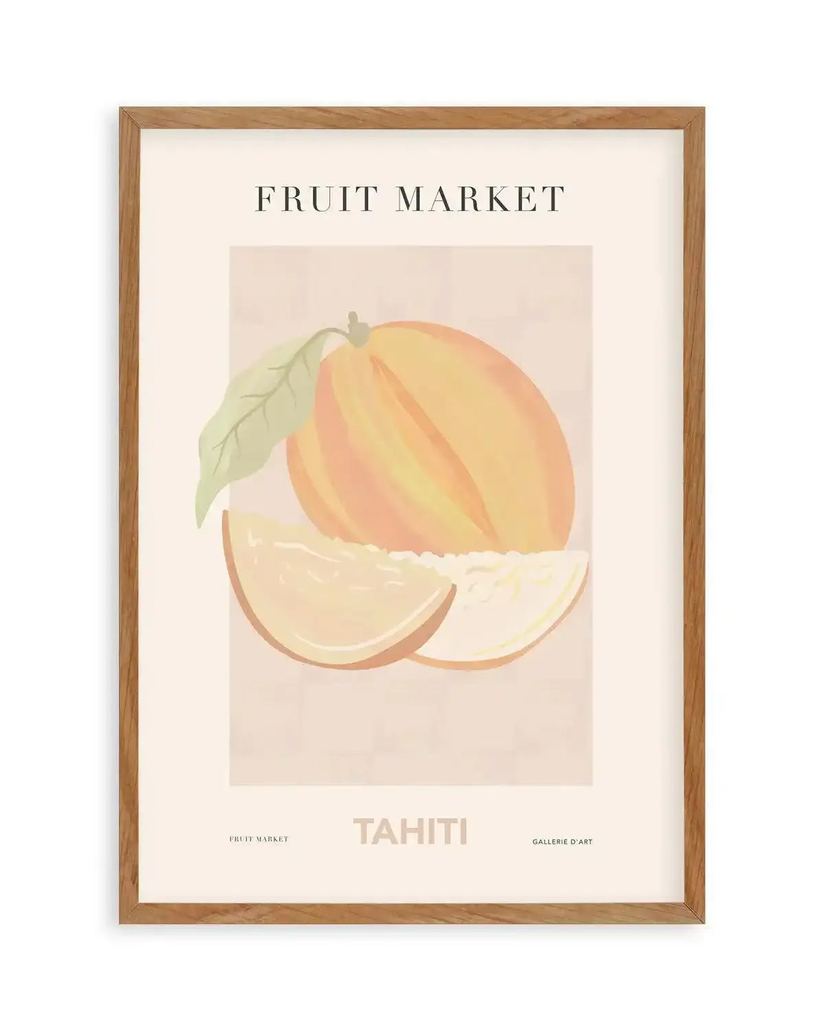 Fruit Market Tahiti Art Print-PRINT-Olive et Oriel-Olive et Oriel-50x70 cm | 19.6" x 27.5"-Walnut-With White Border-Buy-Australian-Art-Prints-Online-with-Olive-et-Oriel-Your-Artwork-Specialists-Austrailia-Decorate-With-Coastal-Photo-Wall-Art-Prints-From-Our-Beach-House-Artwork-Collection-Fine-Poster-and-Framed-Artwork
