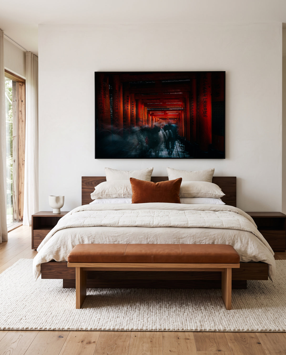 Fushimi Inari Red Gates by Carmine Chiriaco | Framed Canvas Art Print