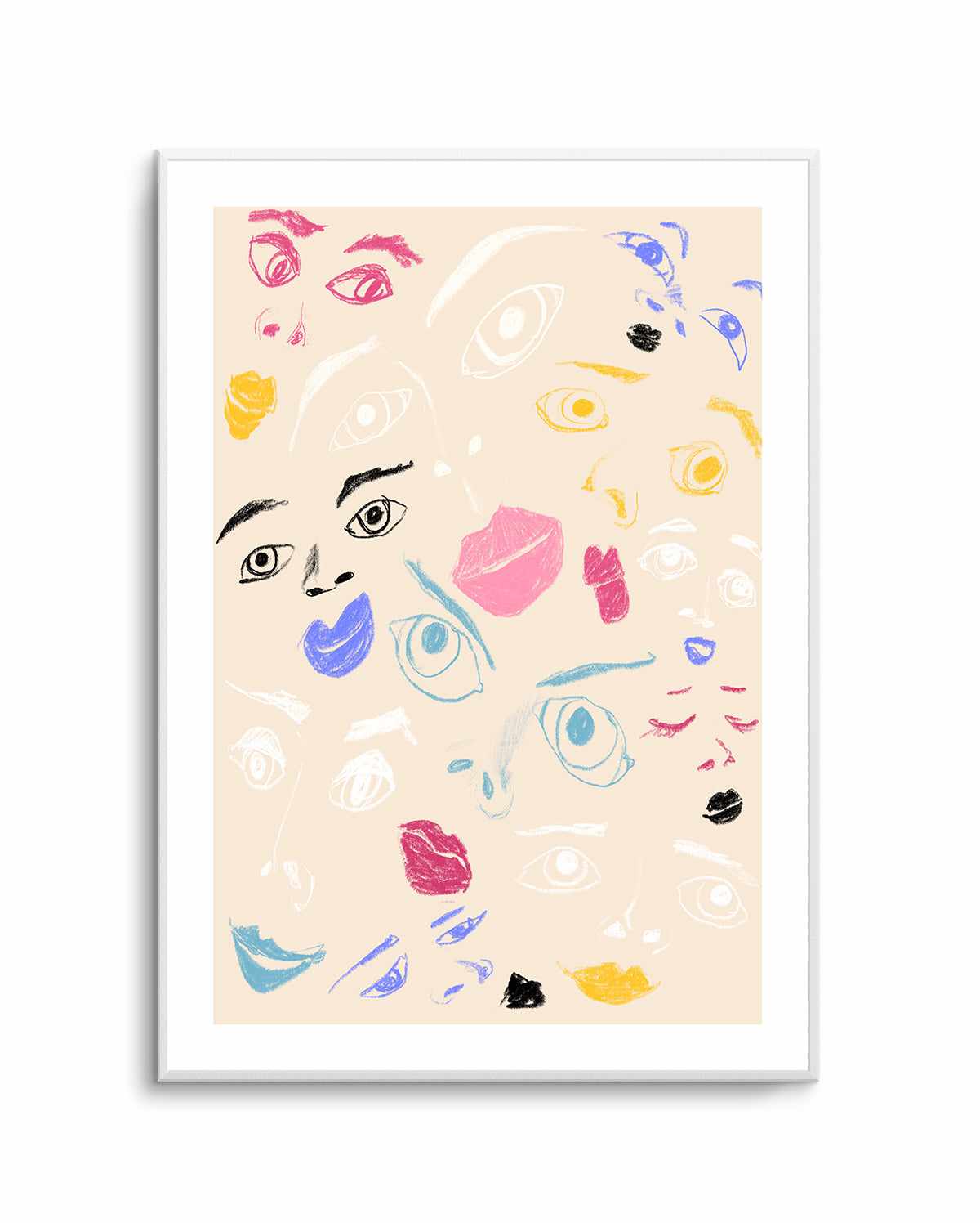 Faces by Jenny Liz Rome | Art Print