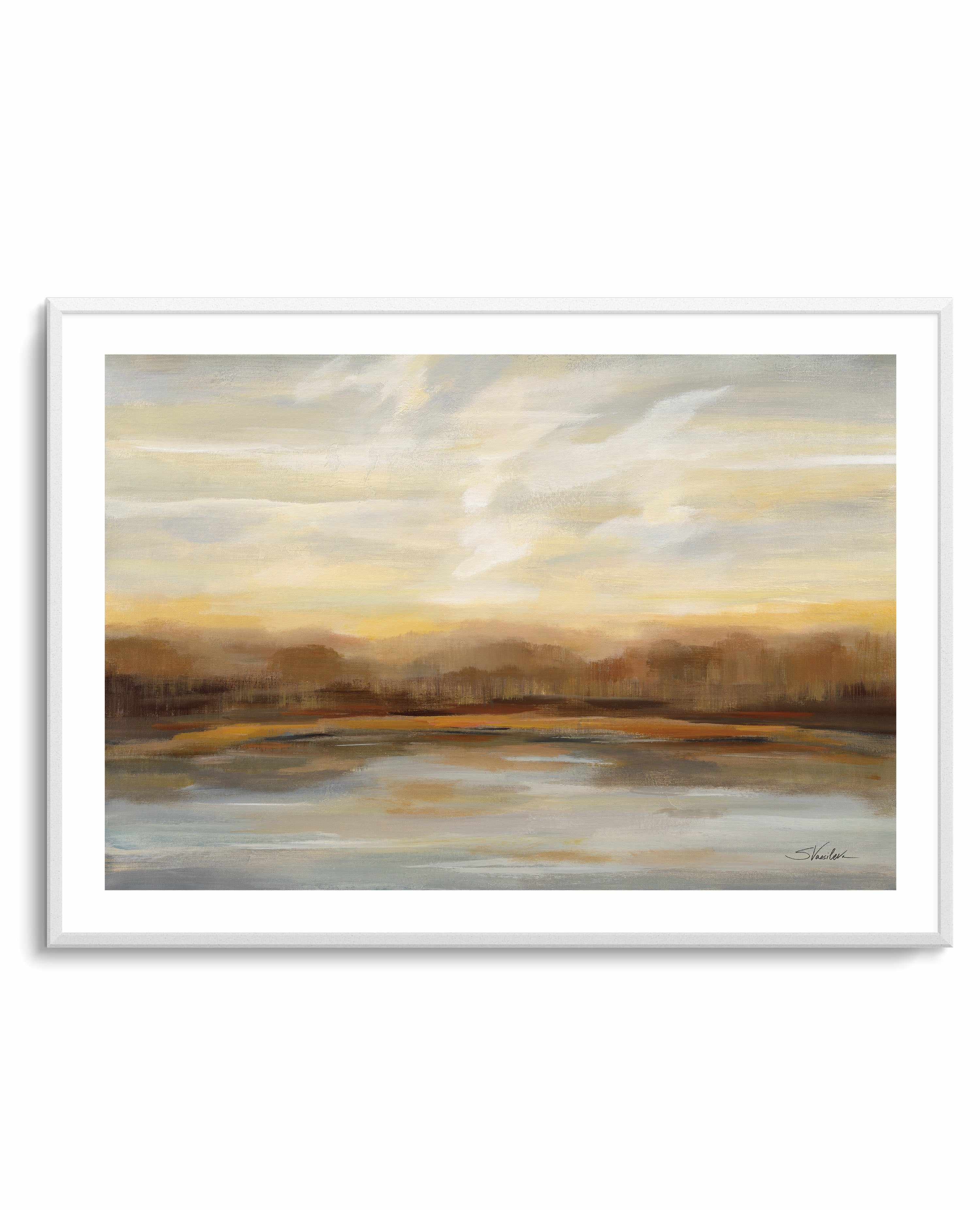 Fall Lake Sunset | Art Print