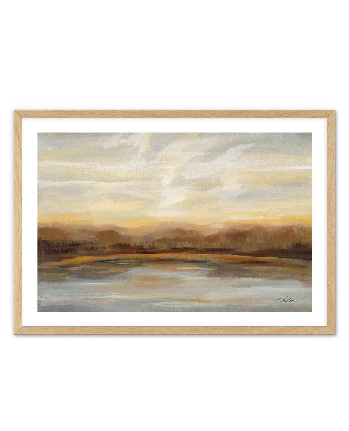 Fall Lake Sunset | Art Print