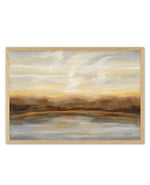 Fall Lake Sunset | Art Print