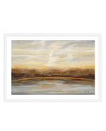 Fall Lake Sunset | Art Print