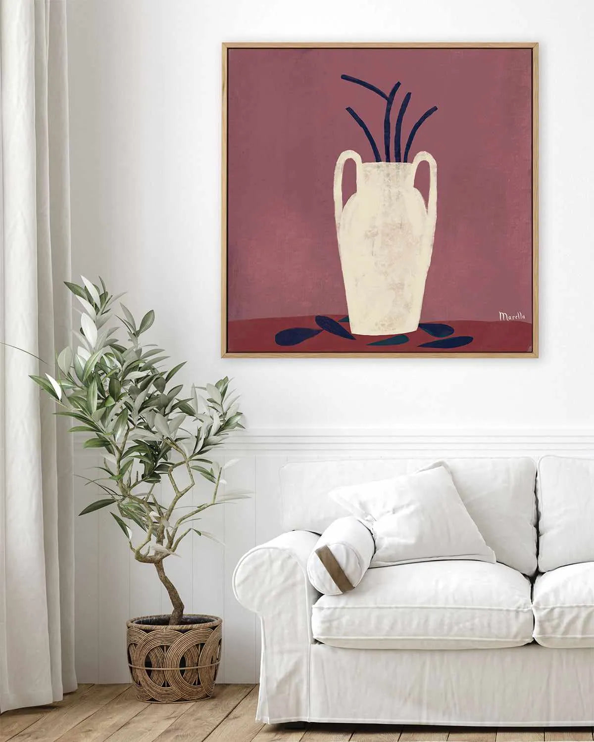 Falling Leaves by Marco Marella | Framed Canvas Art Print from Olive et Oriel where you can shop wallpaper and artworks online