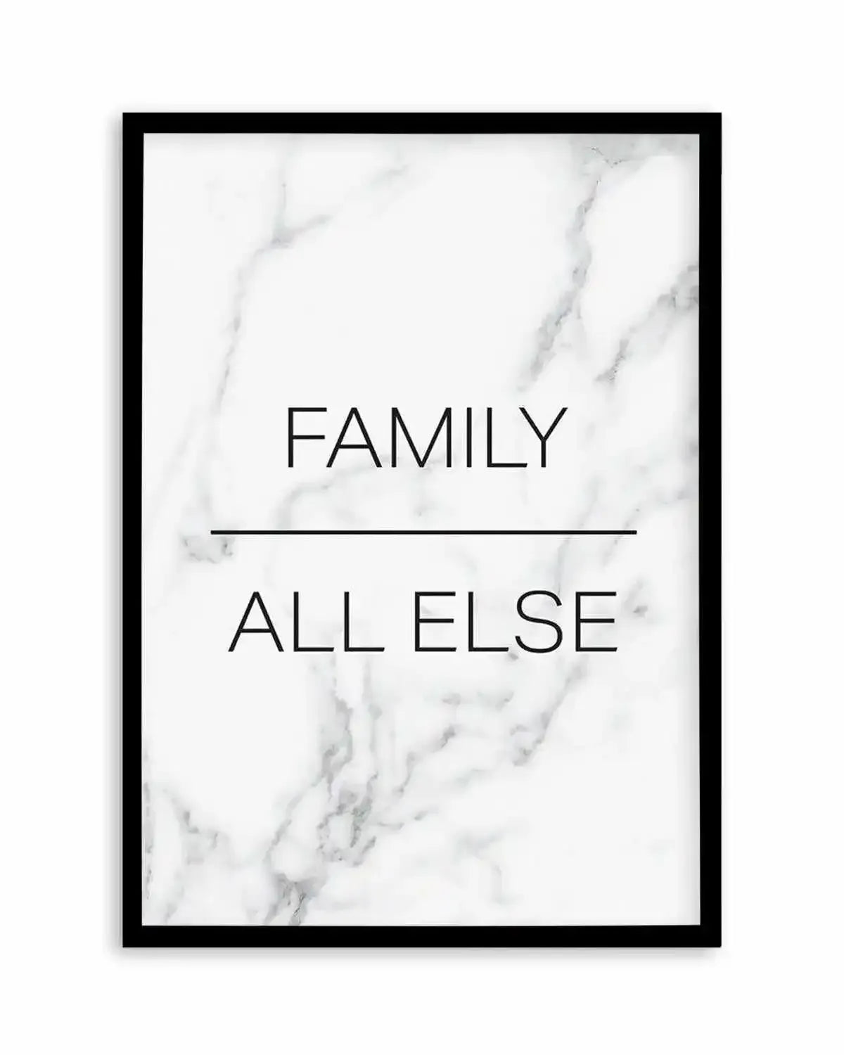 Family Over All Else Art Print from Olive et Oriel where you can shop wallpaper and artworks online