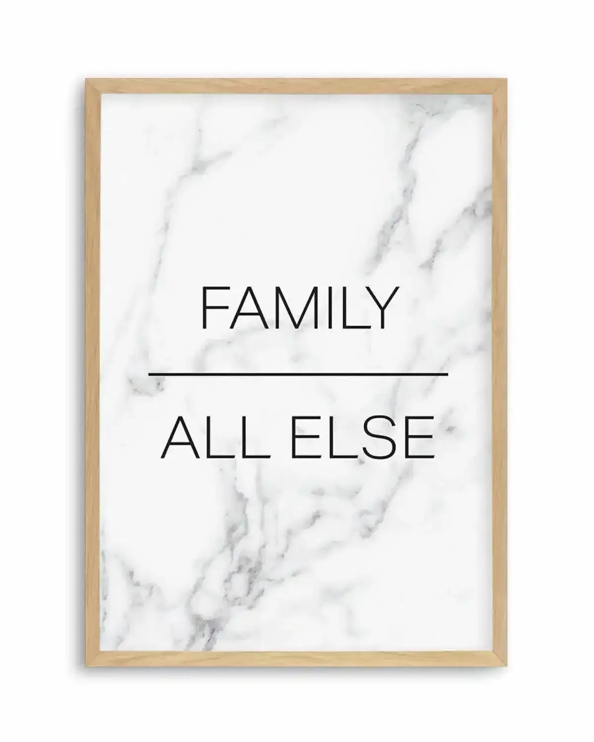 Family Over All Else Art Print from Olive et Oriel where you can shop wallpaper and artworks online