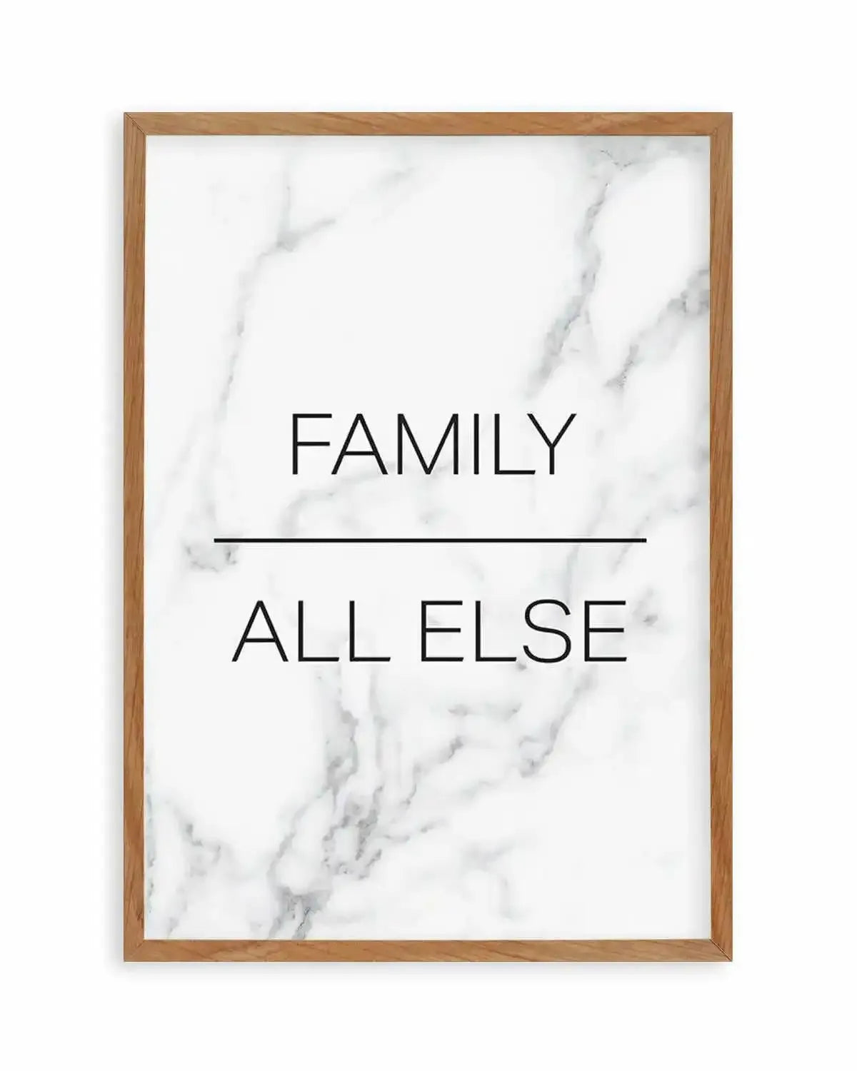 Family Over All Else Art Print from Olive et Oriel where you can shop wallpaper and artworks online