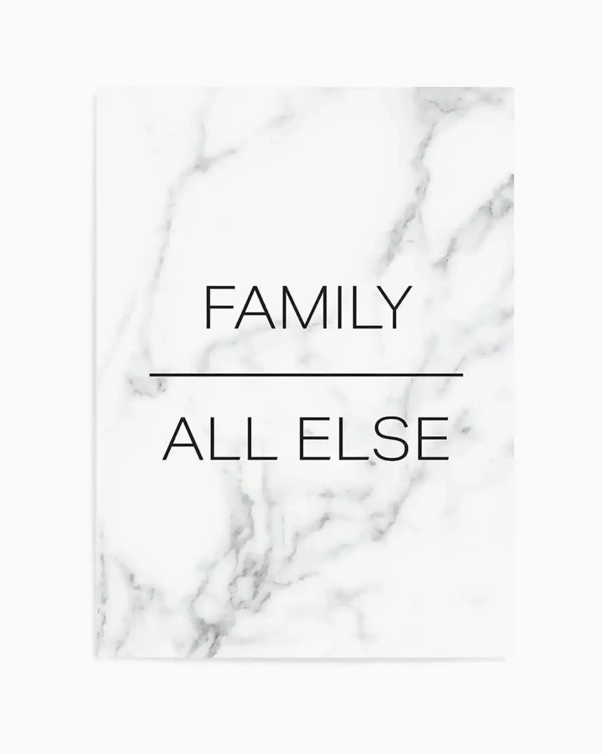 Family Over All Else Art Print from Olive et Oriel where you can shop wallpaper and artworks online