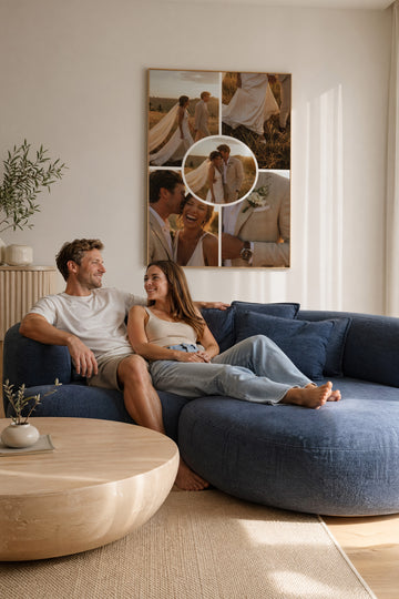 5 Memories In Portrait | Framed Canvas Wall Art