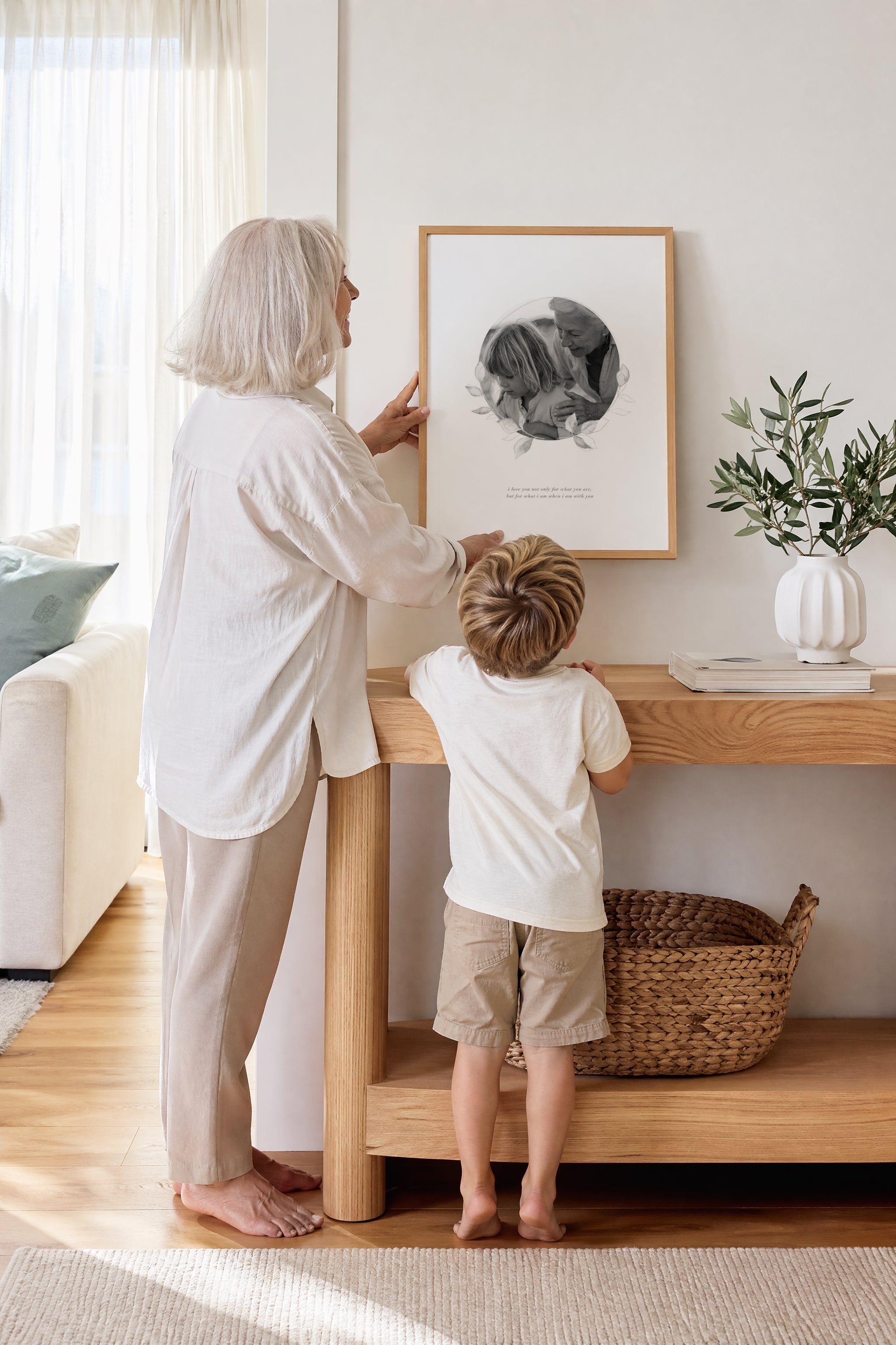 When I Am With You | Custom Photo Design Art Print