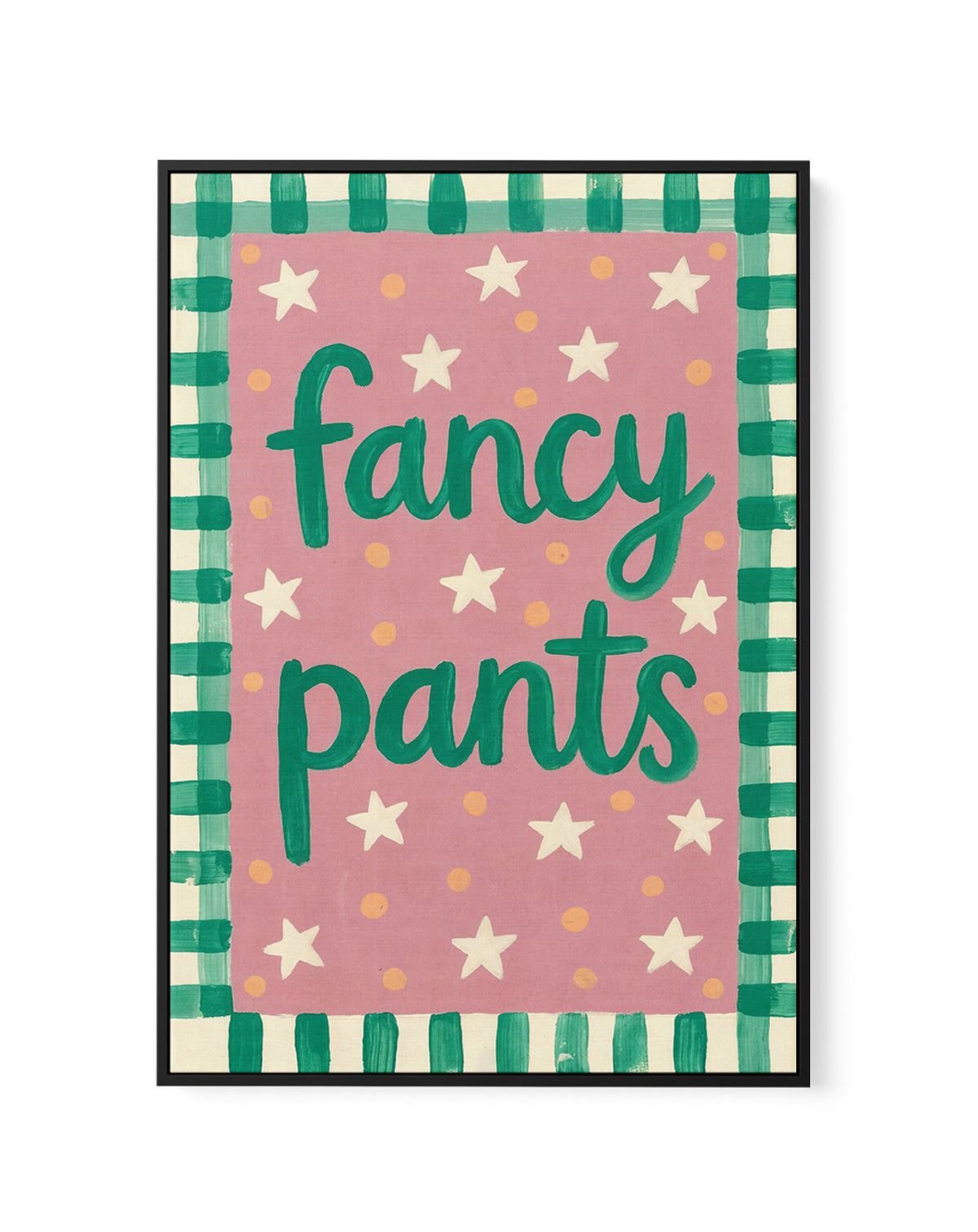 Fancy Pants I | Framed Canvas Art Print