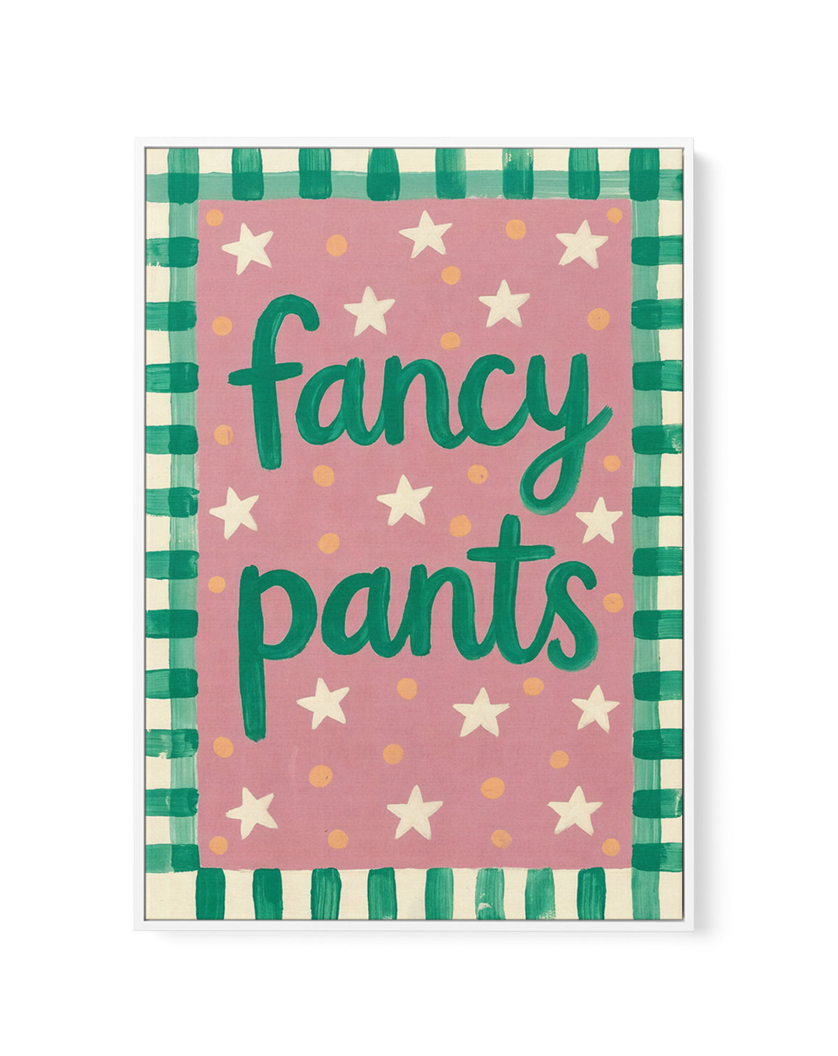 Fancy Pants I | Framed Canvas Art Print