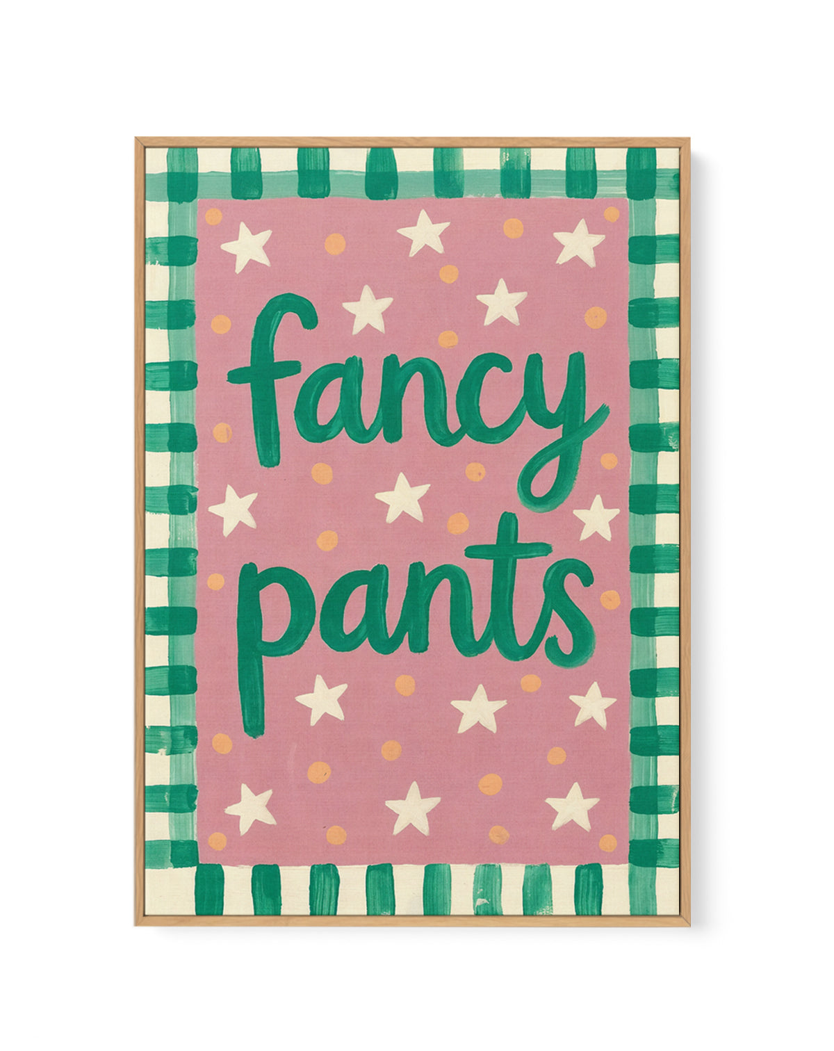 Fancy Pants I | Framed Canvas Art Print