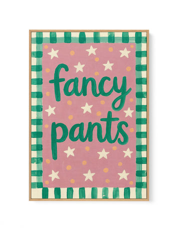 Fancy Pants I | Framed Canvas Wall Art