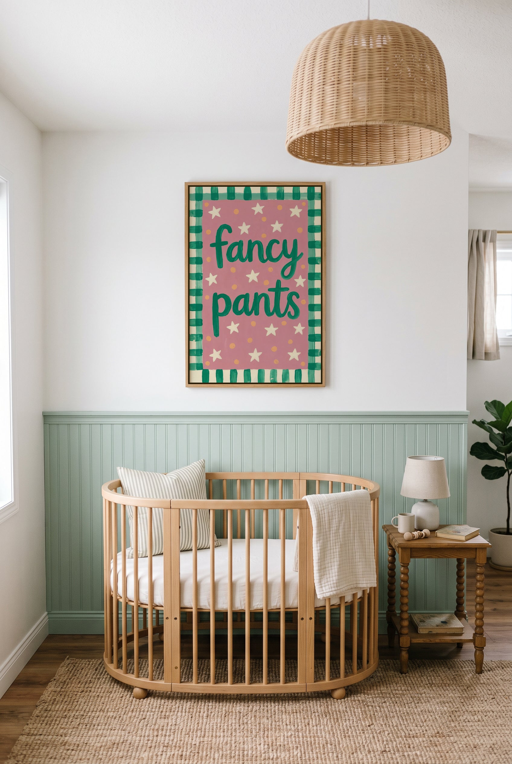 Fancy Pants I | Framed Canvas Art Print