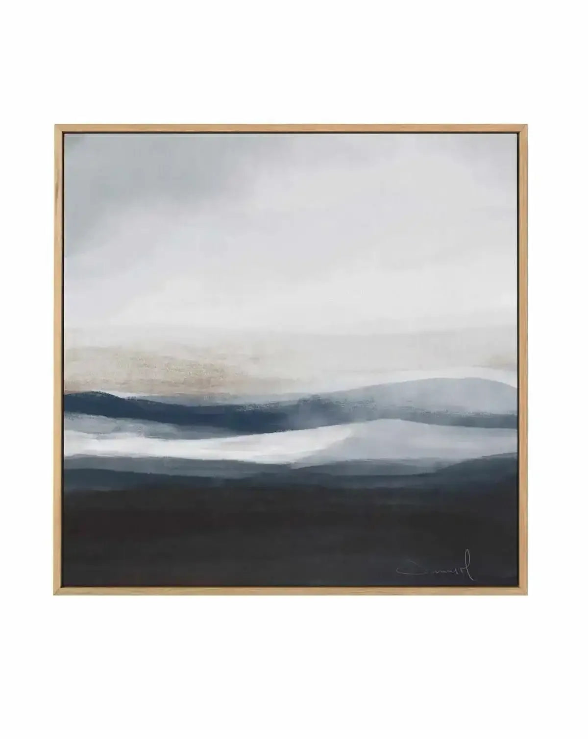 Far Away II by Dan Hobday SQ | Framed Canvas Art Print from Olive et Oriel where you can shop wallpaper and artworks online
