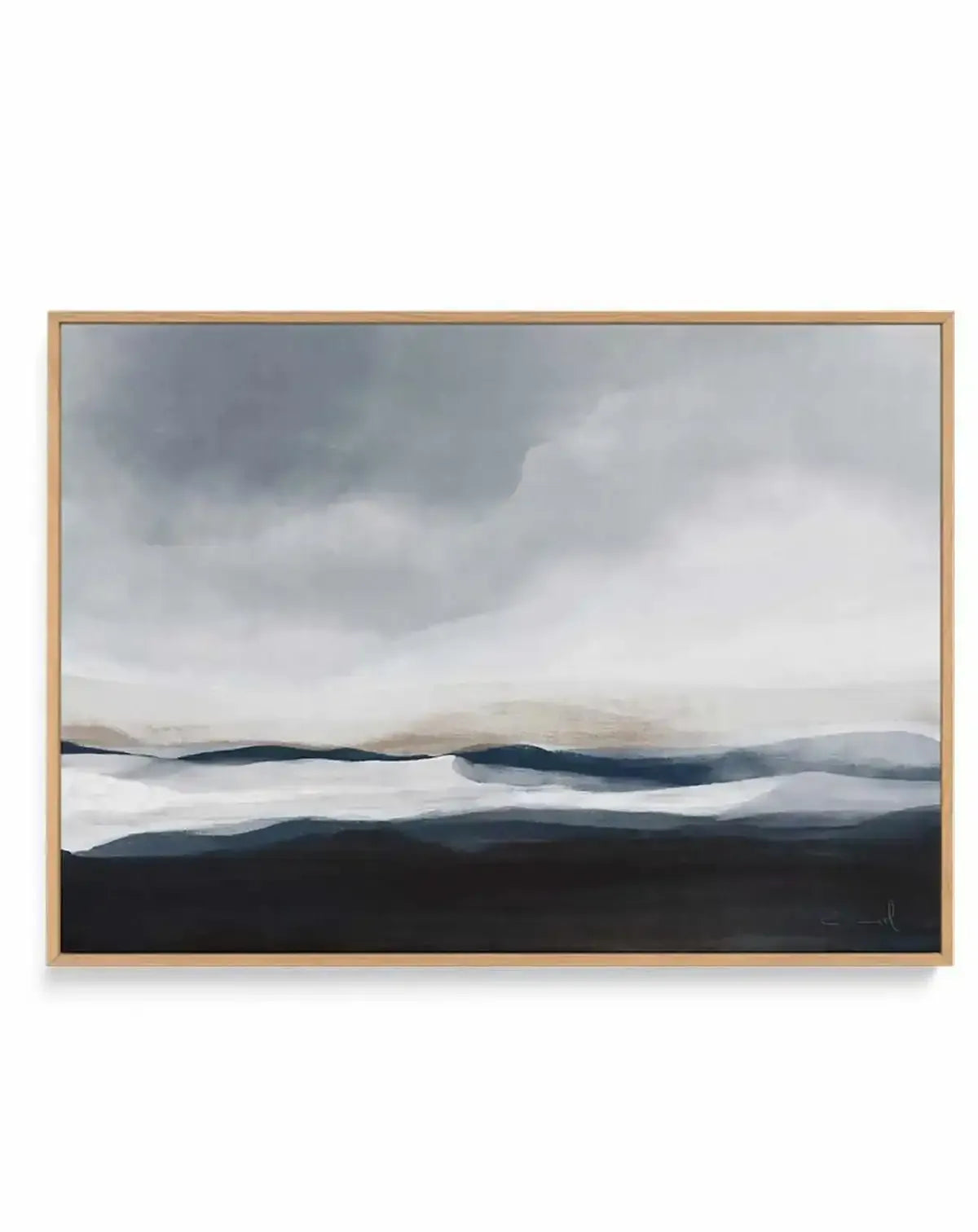 Far Away by Dan Hobday | Framed Canvas Art Print from Olive et Oriel where you can shop wallpaper and artworks online