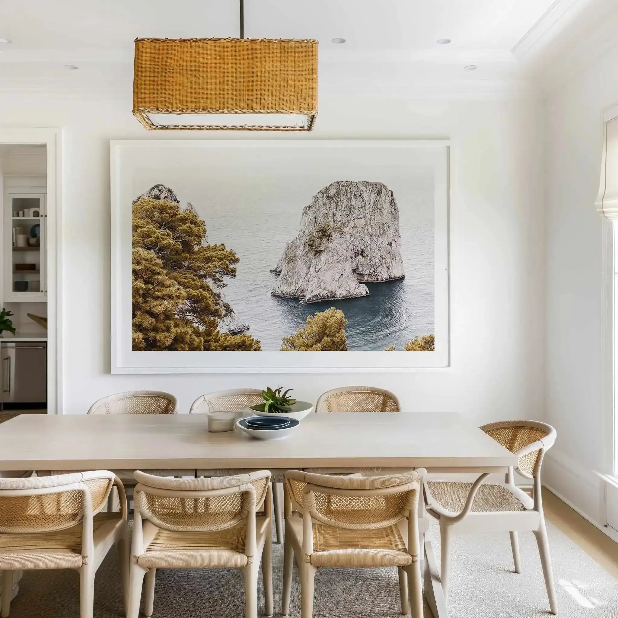 Faraglioni Rocks | LS Art Print from Olive et Oriel where you can shop wallpaper and artworks online