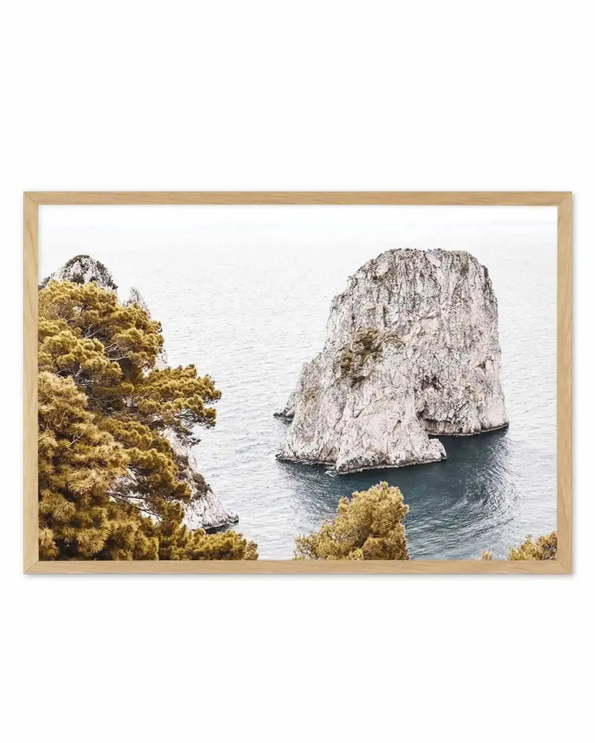 Faraglioni Rocks | LS Art Print from Olive et Oriel where you can shop wallpaper and artworks online
