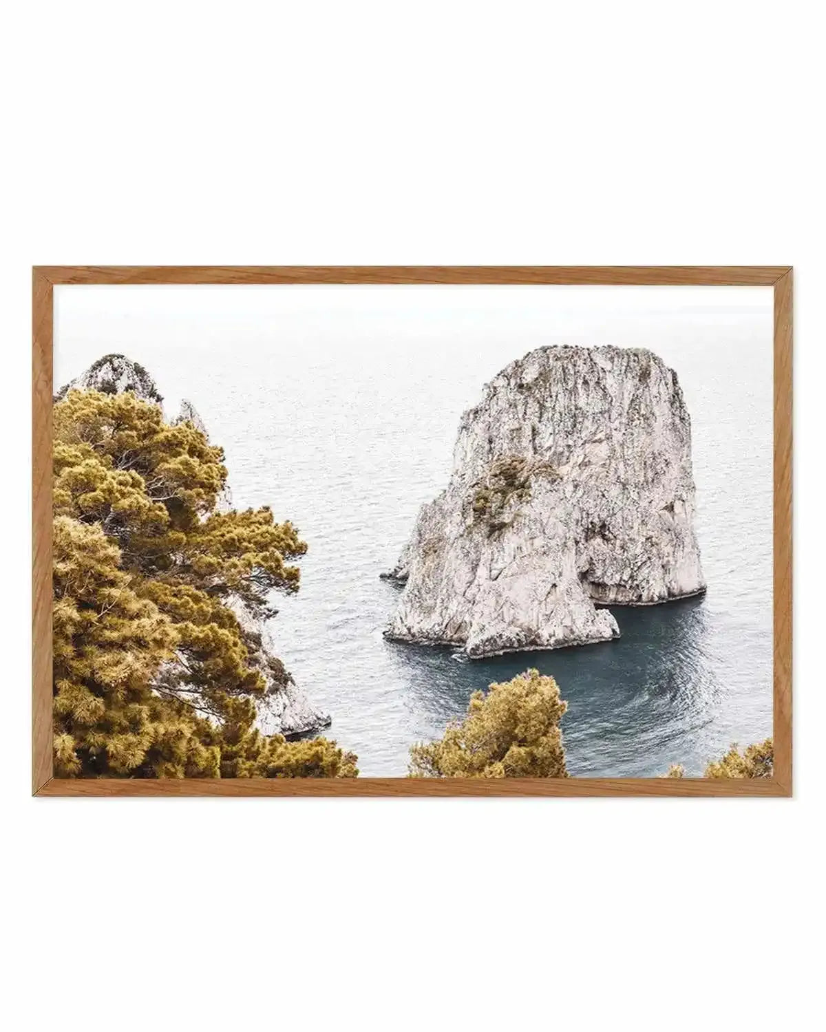 Faraglioni Rocks | LS Art Print from Olive et Oriel where you can shop wallpaper and artworks online