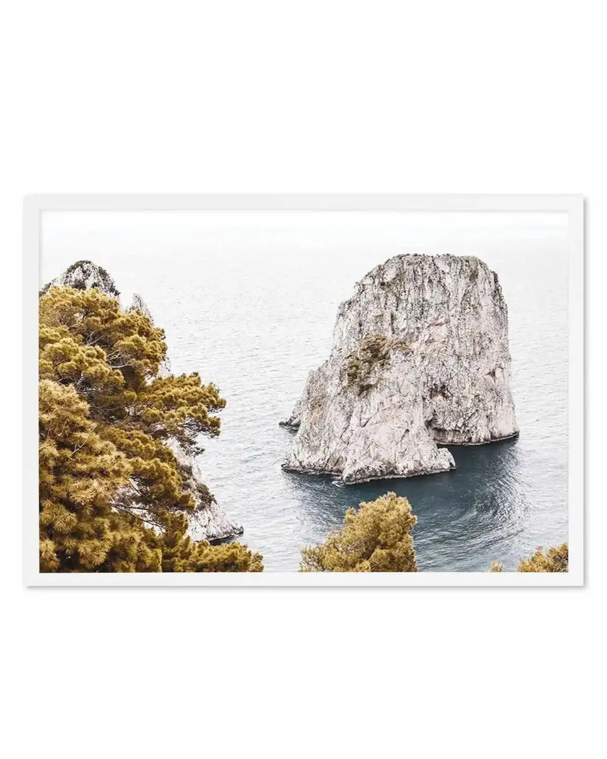 Faraglioni Rocks | LS Art Print from Olive et Oriel where you can shop wallpaper and artworks online