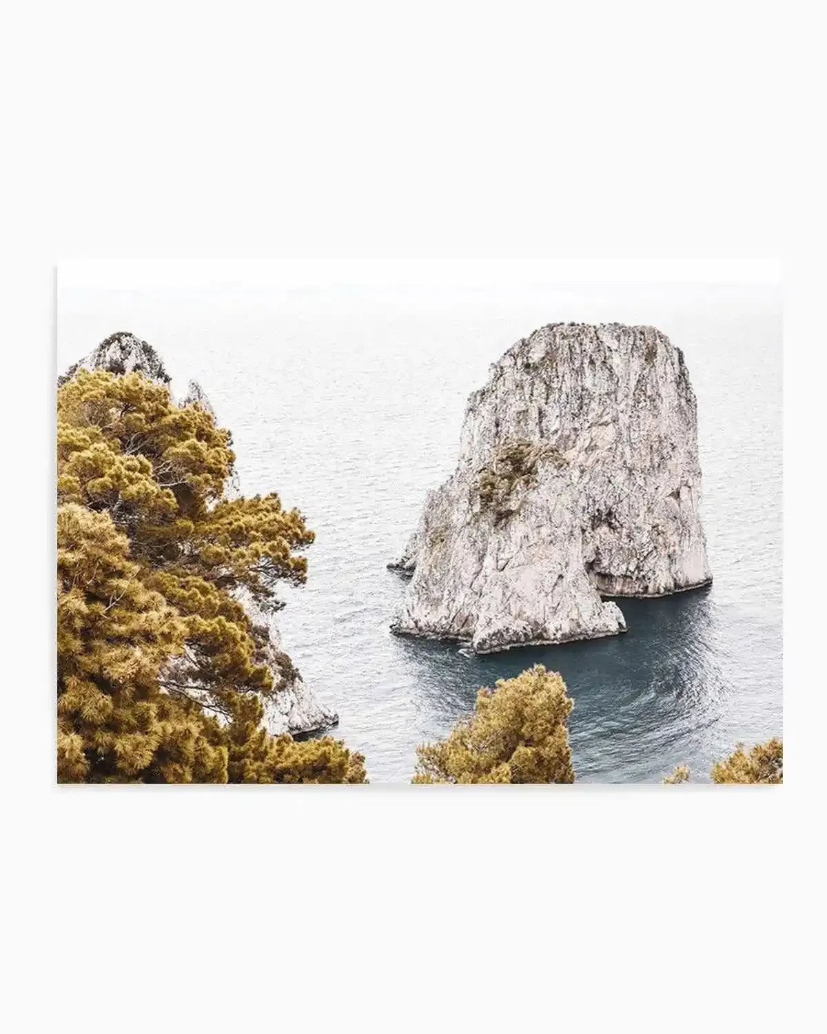 Faraglioni Rocks | LS Art Print from Olive et Oriel where you can shop wallpaper and artworks online