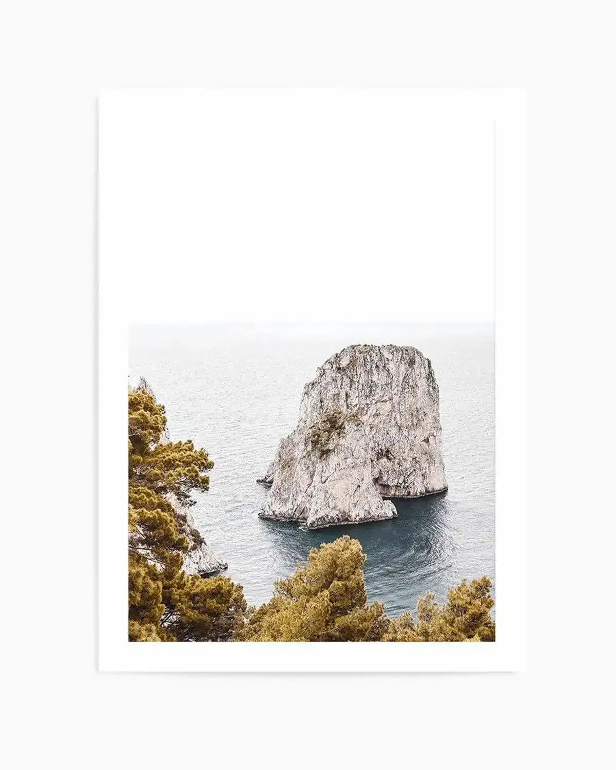 Faraglioni Rocks | PT Art Print from Olive et Oriel where you can shop wallpaper and artworks online
