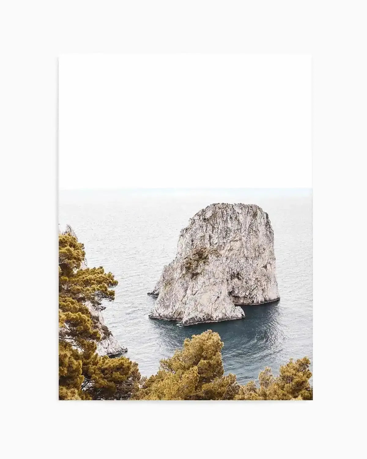 Faraglioni Rocks | PT Art Print from Olive et Oriel where you can shop wallpaper and artworks online
