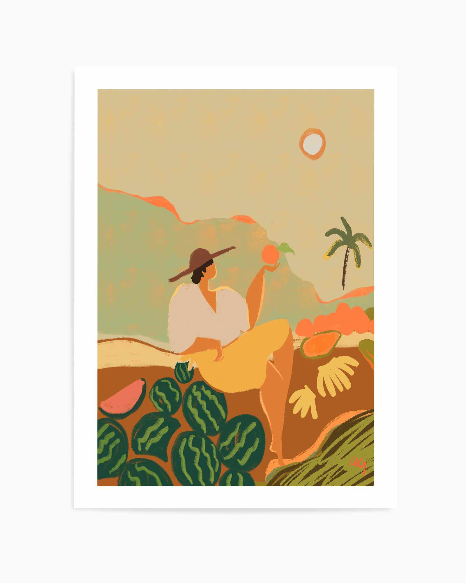 Farmer Harvest by Arty Guava | Art Print