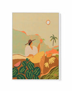 Farmer Harvest by Arty Guava | Framed Canvas Art Print
