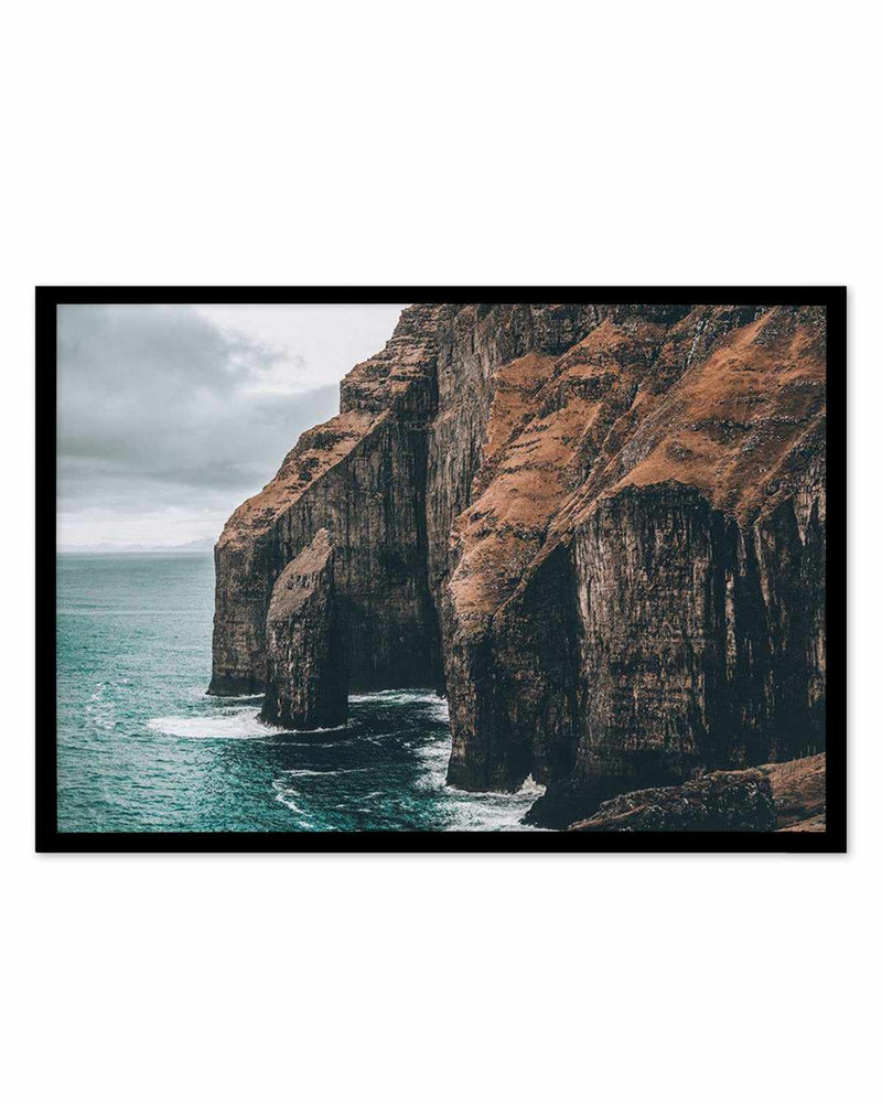 Shop Faroe Cliffs LS Photographic Wall Art Print or Poster Online ...