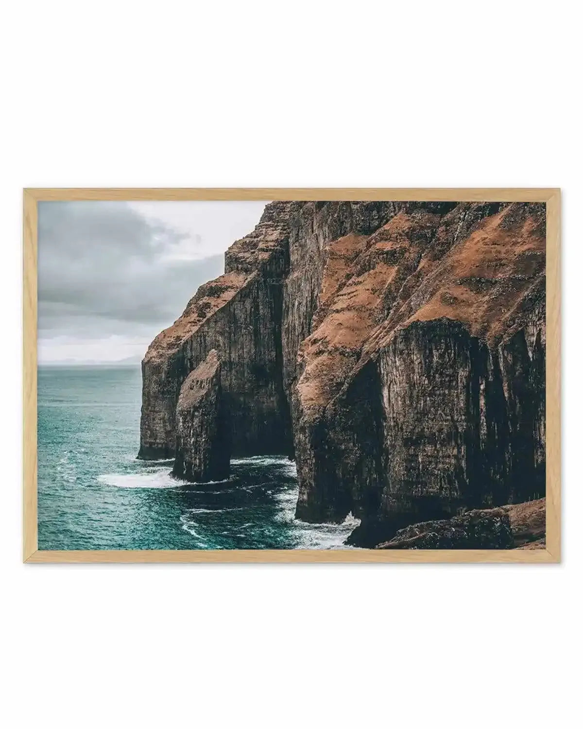 Faroe Cliffs | LS Art Print from Olive et Oriel where you can shop wallpaper and artworks online