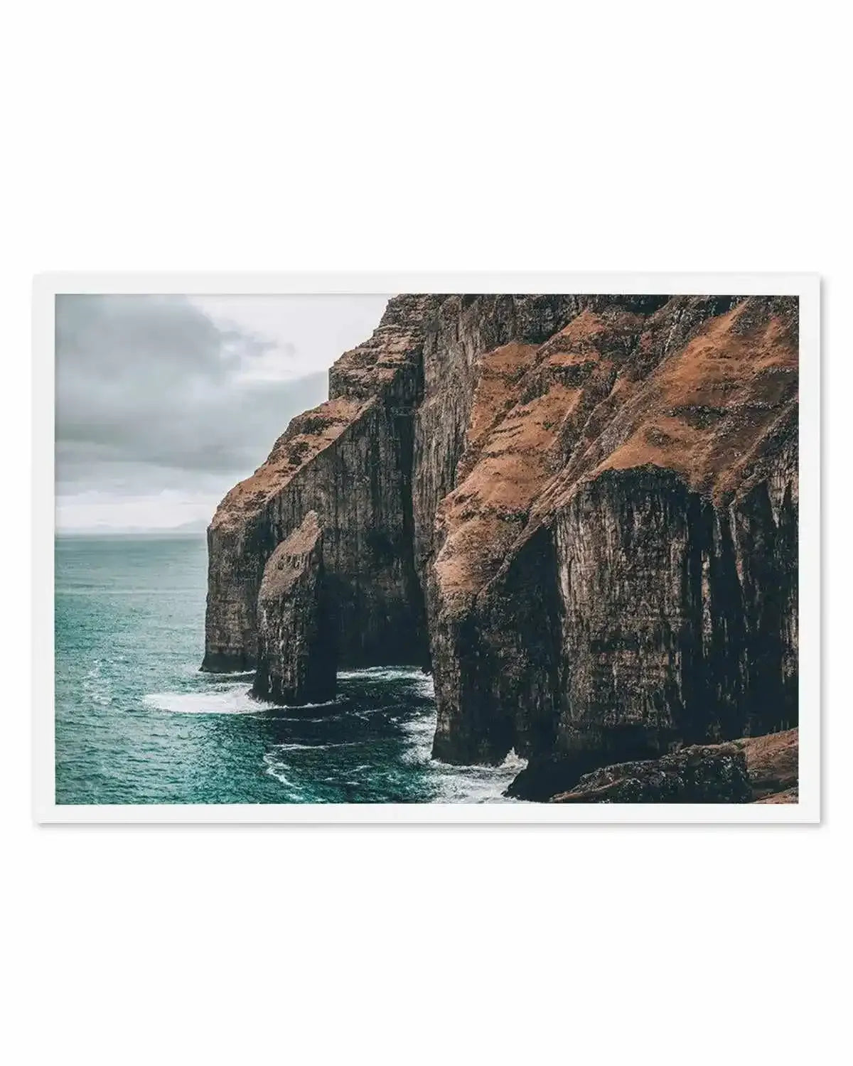Faroe Cliffs | LS Art Print from Olive et Oriel where you can shop wallpaper and artworks online