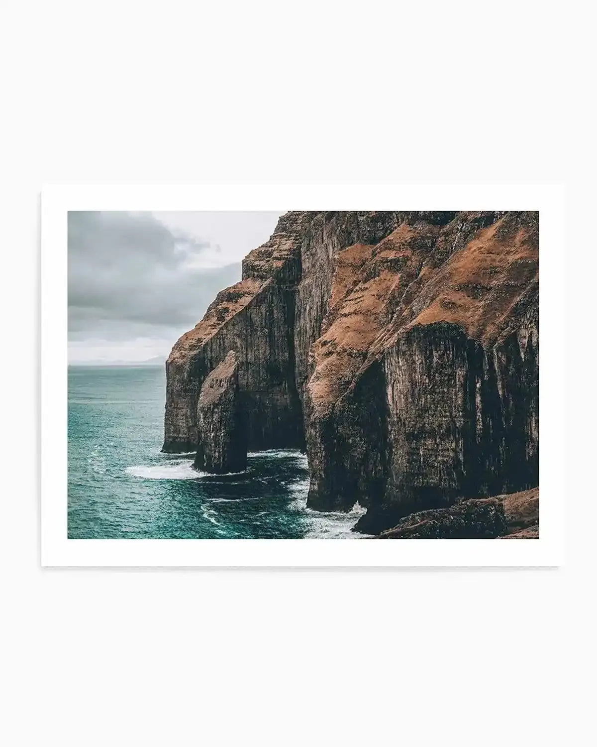 Faroe Cliffs | LS Art Print from Olive et Oriel where you can shop wallpaper and artworks online