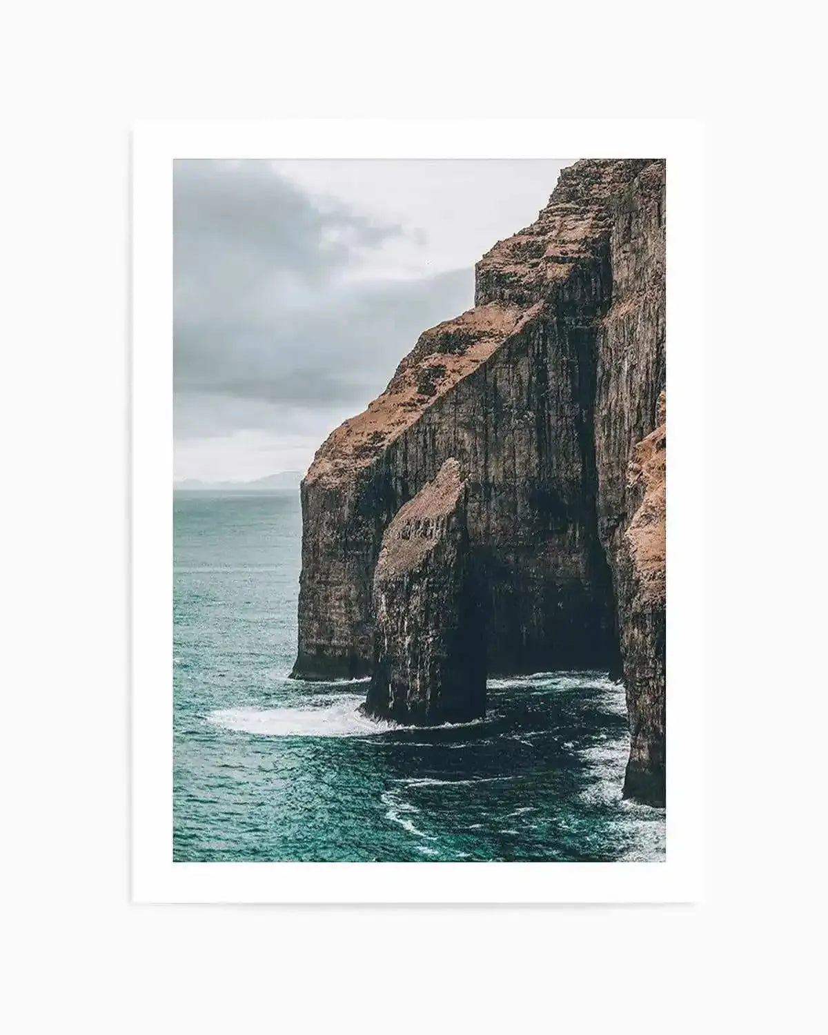 Faroe Cliffs | PT Art Print from Olive et Oriel where you can shop wallpaper and artworks online