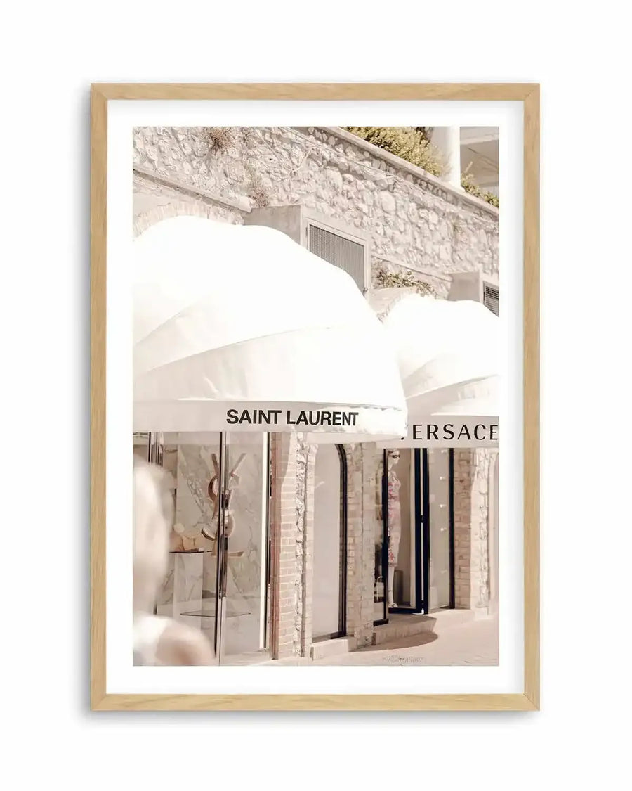 Fashion District Capri I Art Print from Olive et Oriel where you can shop wallpaper and artworks online