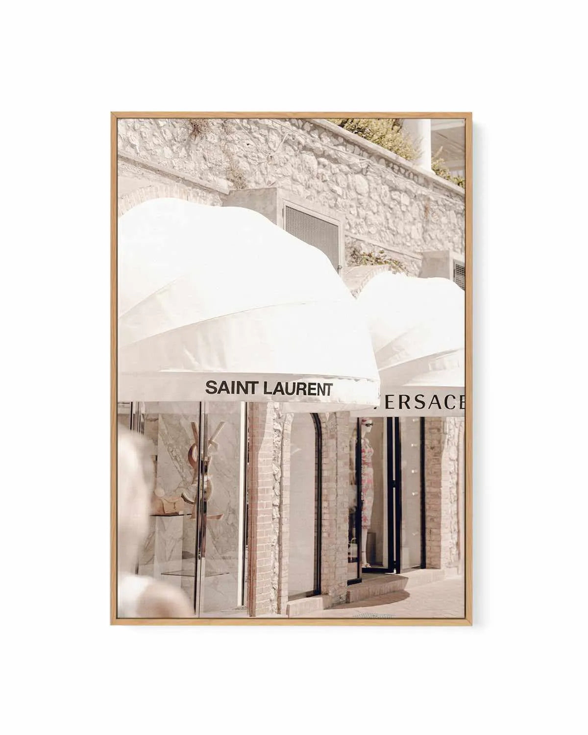 Fashion District Capri I | Framed Canvas Art Print from Olive et Oriel where you can shop wallpaper and artworks online