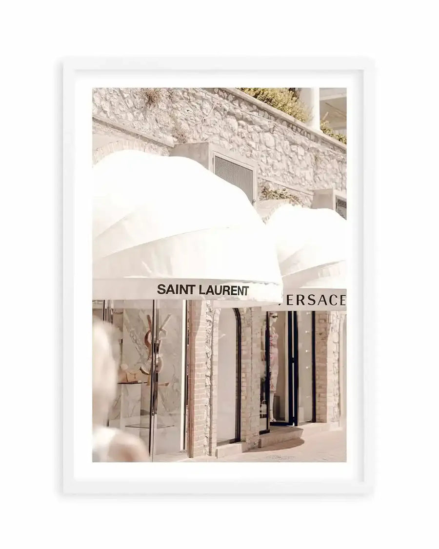 Fashion District Capri I Art Print from Olive et Oriel where you can shop wallpaper and artworks online