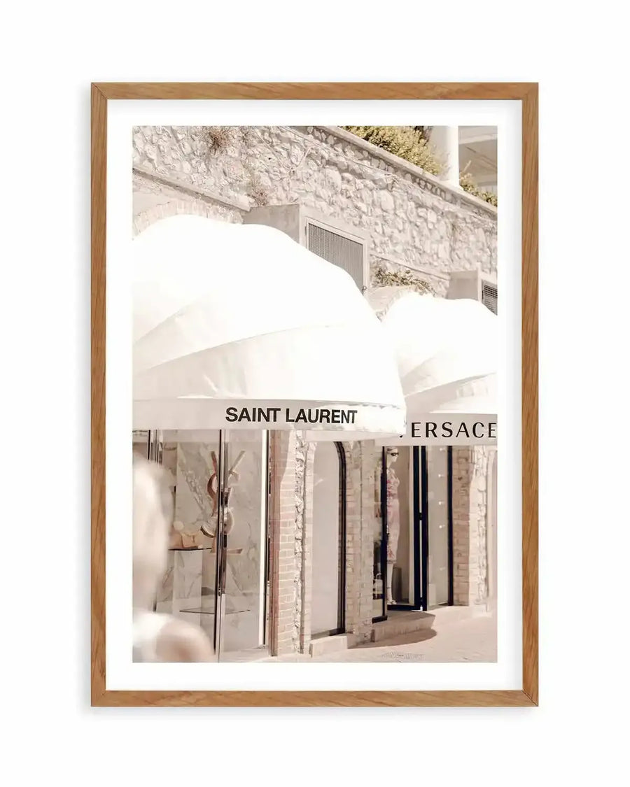Fashion District Capri I Art Print from Olive et Oriel where you can shop wallpaper and artworks online