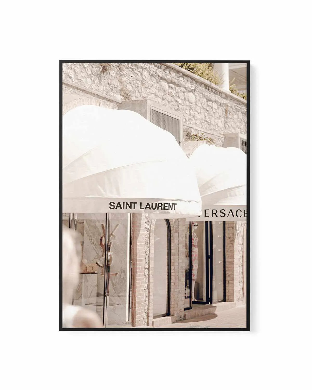 Fashion District Capri I | Framed Canvas Art Print from Olive et Oriel where you can shop wallpaper and artworks online