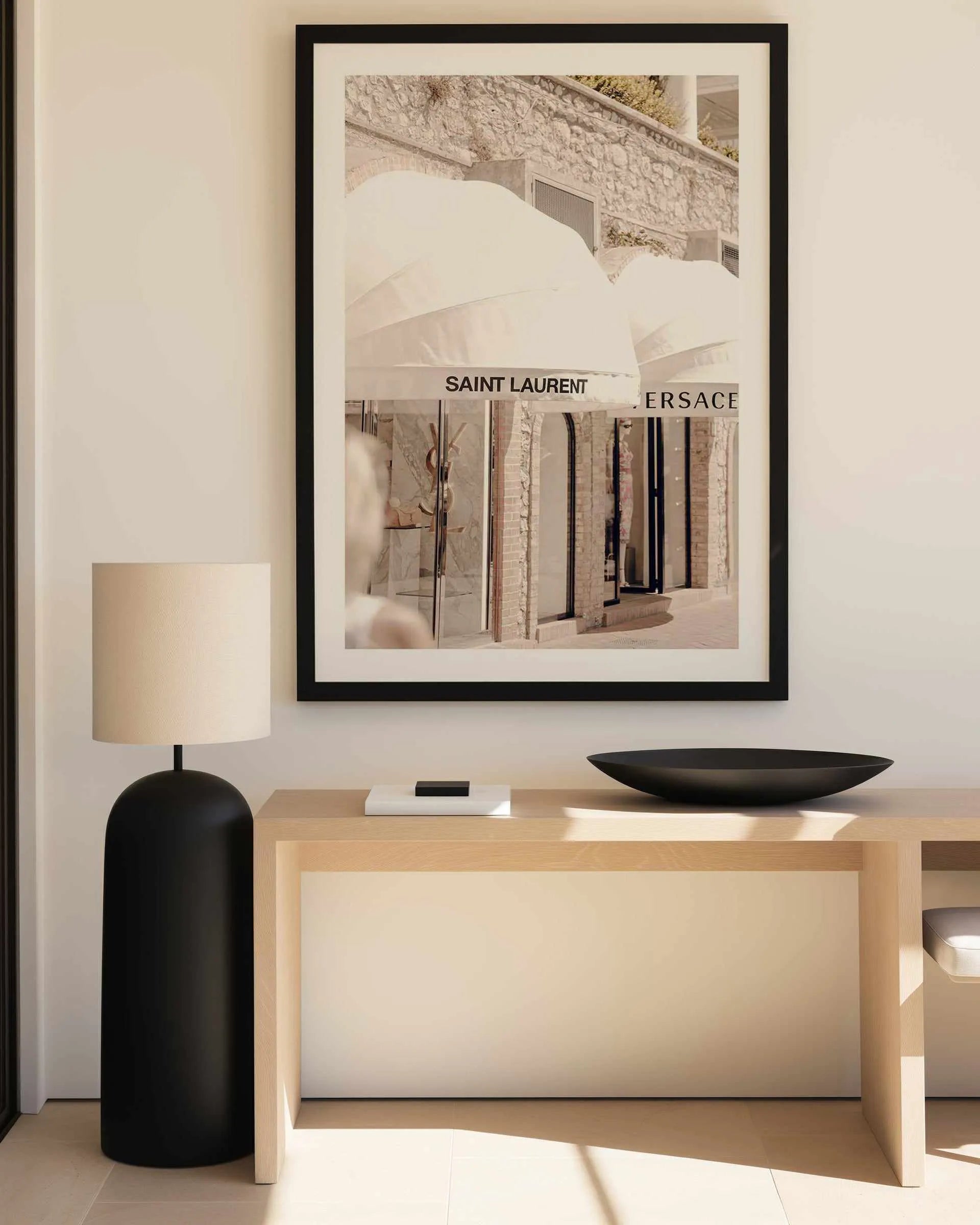 Fashion District Capri I Art Print from Olive et Oriel where you can shop wallpaper and artworks online