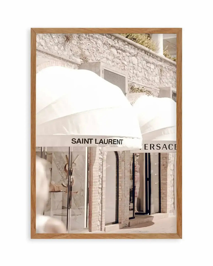 Fashion District Capri I Art Print from Olive et Oriel where you can shop wallpaper and artworks online