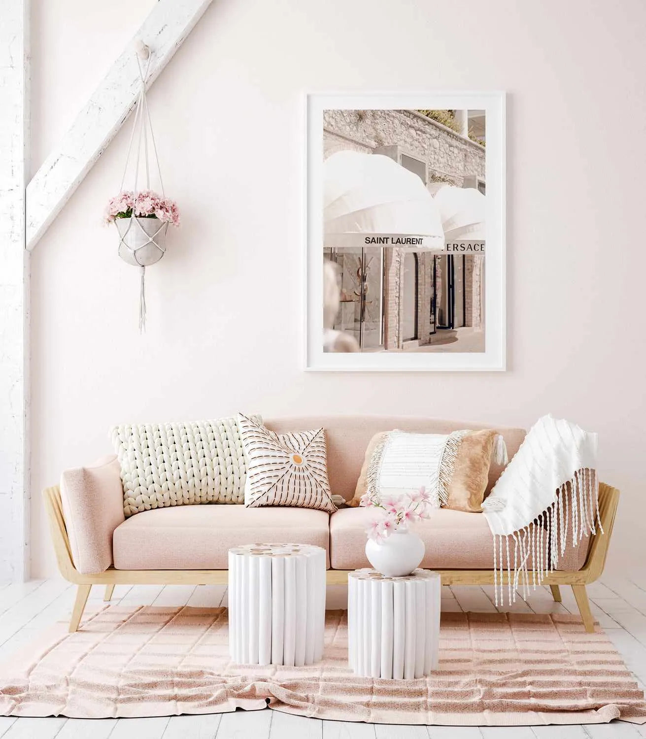 Fashion District Capri I Art Print from Olive et Oriel where you can shop wallpaper and artworks online