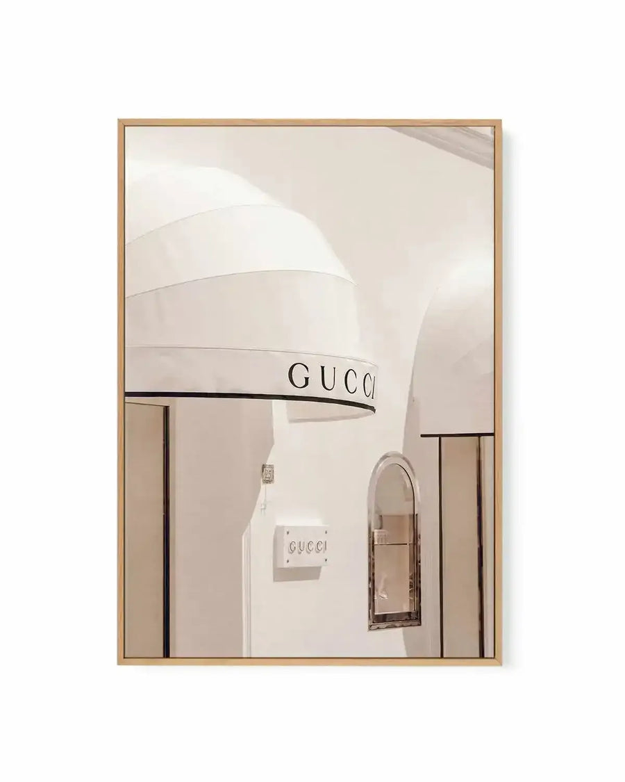 Fashion District Capri II | Framed Canvas Art Print from Olive et Oriel where you can shop wallpaper and artworks online